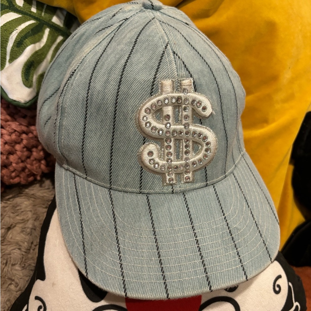Retro Dollar Sign Y2K Hat